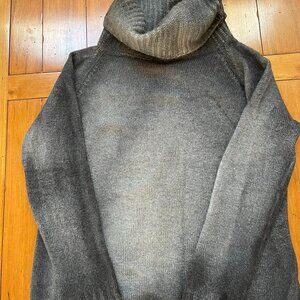 AVANT TOI HAND DYED GREY TURTLENECK CASHMERE SWEATER SIZE XS